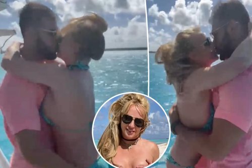 Britney Spears films ‘obnoxious’ PDA, goes topless on Sam Asghari honeymoon