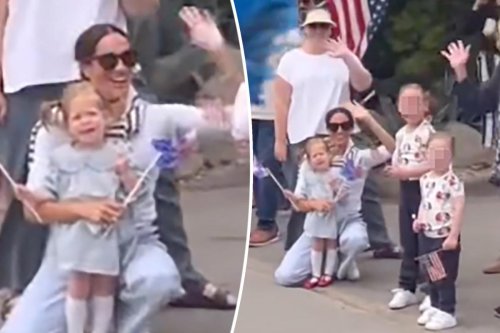 Meghan Markle Cuddles Daughter Princess Lilibet During Fourth Of July    Medium 