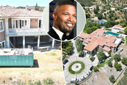 Photos show work being done at Jamie Foxx’s $10.5M home as his ...