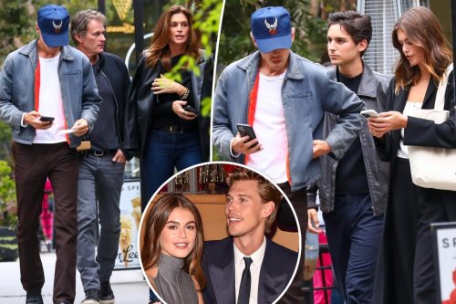 Kaia Gerber, Austin Butler have double date with her parents as engagement rumors swirl