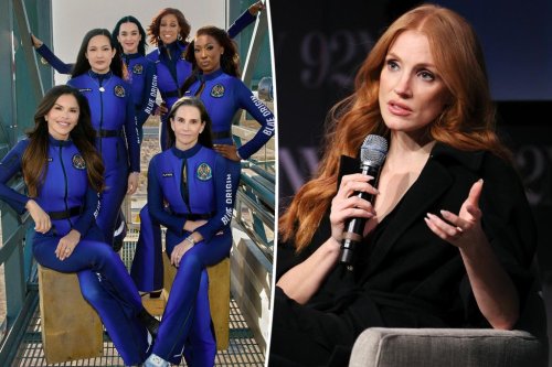 Jessica Chastain takes aim at Blue Origin’s controversial space flight: ‘Utter defeat of American feminism’