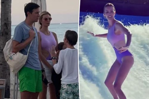 ‘Stone-faced’ Ivanka Trump and Jared Kushner hit Bahamas beach, wait in ‘ridiculously slow line’ for tacos