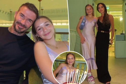 Victoria and David Beckham throw 12-year-old daughter Harper a Prada