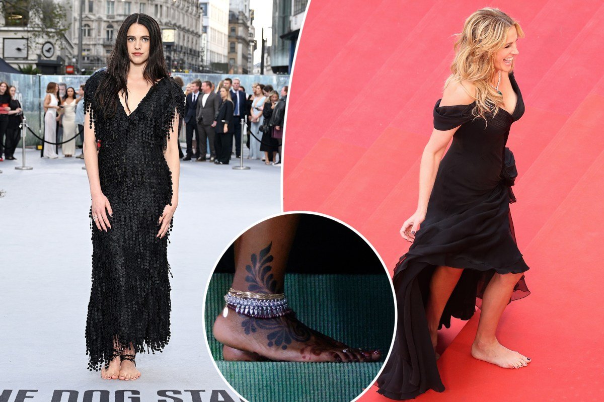 From Margaret Qualley to Kristen Stewart, all the celebrities who have gone barefoot on the red carpet
