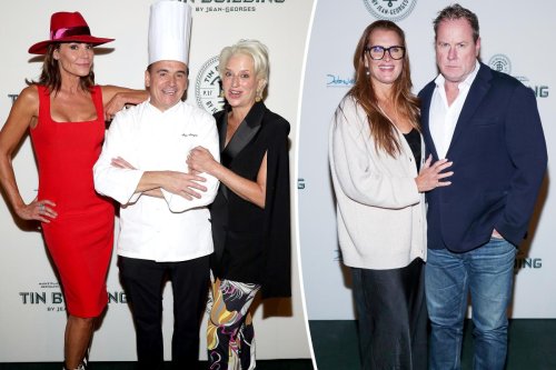 ‘Housewives’ stars, Brooke Shields show for Jean-Georges Tin Building