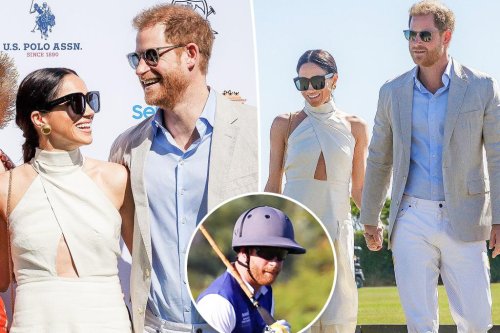 Meghan Markle and Prince Harry step out for charity polo match as they film their new show