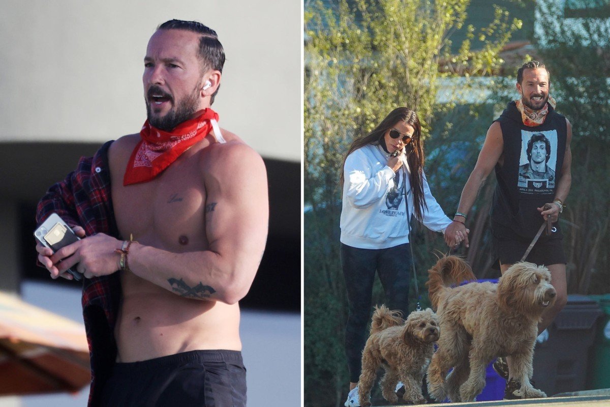 Carl Lentz looks loved-up with his wife and more star snaps