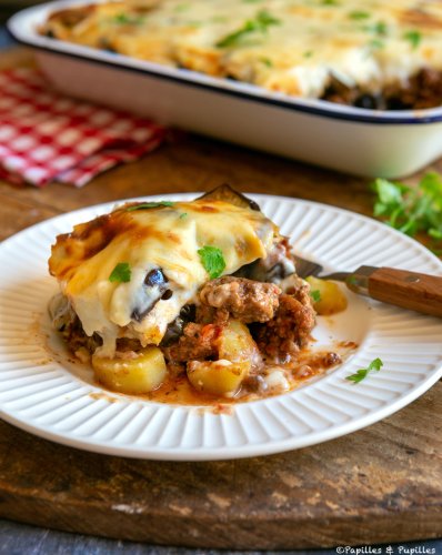 Moussaka grecque traditionnelle : parfumée et savoureuse