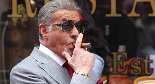 Sly Stallone's Stunning Daughters Visit Dad on 'Tulsa King' Set in NYC