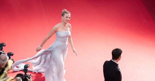 Scarlett Johansson's Cannes Red Carpet Moment with Husband Colin Jost Was Pure Rom-Com Magic