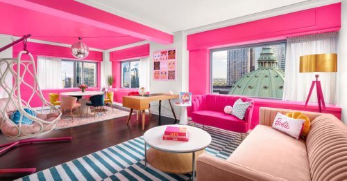 This Barbie Hotel Suite Feels Like It's Straight Out of Barbieland