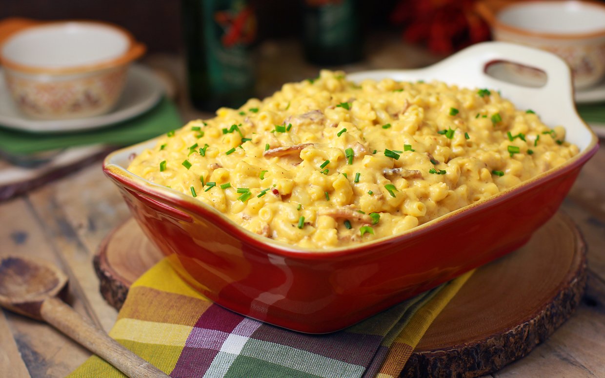 The Ultimate Comfort Food: Beer Bacon Mac and Cheese