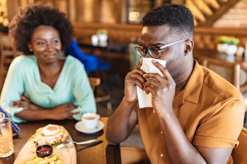 Runny Nose While You Eat? Here's What Might Be Going On, According to Experts