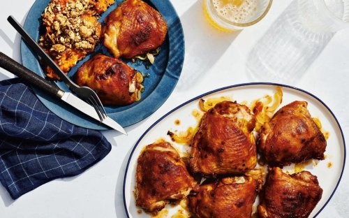 'It’s Gonna Deliver When it Counts,' Shaq Says of His Crispy Sheet Pan BBQ Chicken Thighs