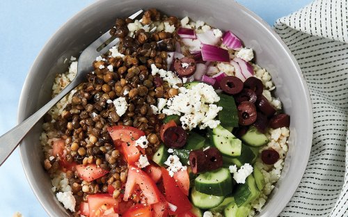 This Greek Veggie Power Bowl Is A Quick, Healthy Lunch You'll Want All Week