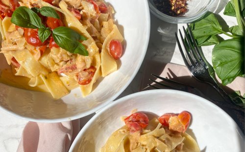 Smoked Salmon Pappardelle—a Quick, Rich & Velvety Pasta Dish