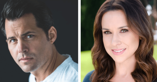 Lacey Chabert and Kristoffer Polaha Wrap Their First Christmas Movie Together, 'The Christmas Quest'