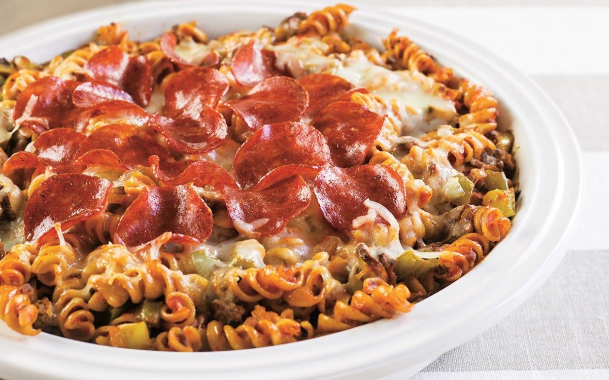 Make-Ahead Supreme Pizza Pasta Casserole Will Help You Survive the Busy Holiday Season