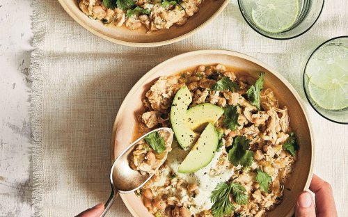 Take The Chill Off With Slow Cooker White Bean and Chicken Chili