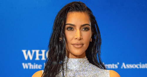 Kim Kardashian Wears Teeny Tiny Crystal Bikini