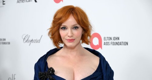 Christina Hendricks Looks Like a ‘Hot Villain’ in New Poolside Pic