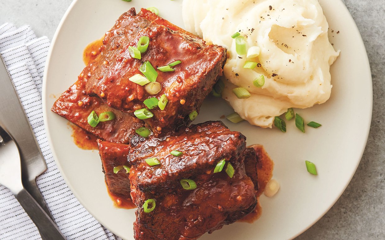 Saucy, Tender Slow Cooker Barbecue Beef Short Ribs Are a Winter Dinner Win