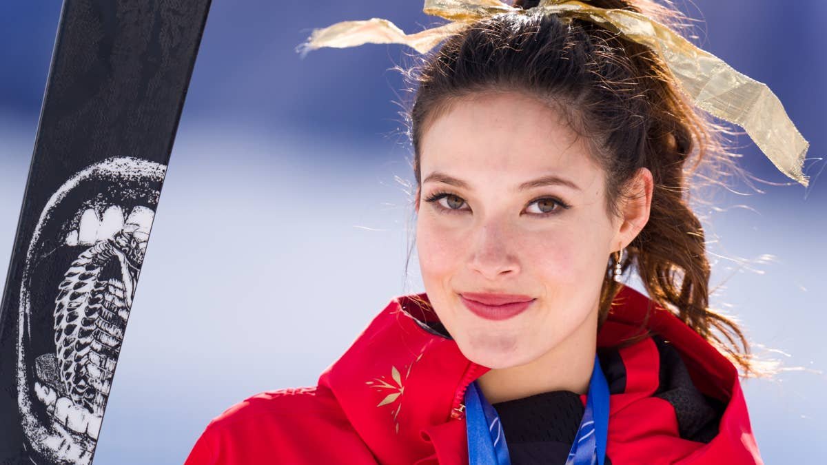 Olympic Star Eileen Gu Stuns With Lingerie-Style Outfit