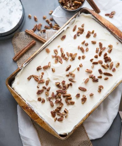 30 Easy Thanksgiving Sheet Cake Recipes You'll Be Thankful For
