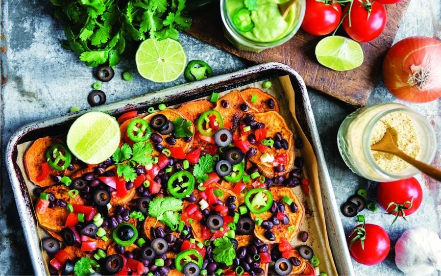 Loaded Sweet Potato Nachos Are the Healthy Game-Day Snack We Can't Get Enough Of