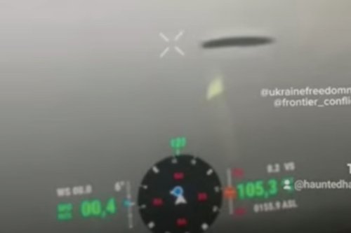 Ovni ou mirage ? Un mystérieux objet aérien filmé par un drone ukrainien