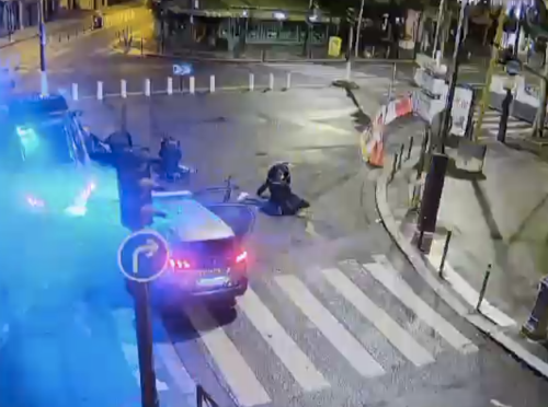 Carambolage monstre avec la police après une course-poursuite en plein Paris