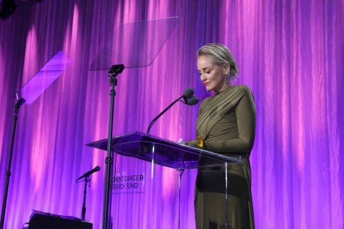 En larmes, Sharon Stone révèle avoir perdu la moitié de son argent
