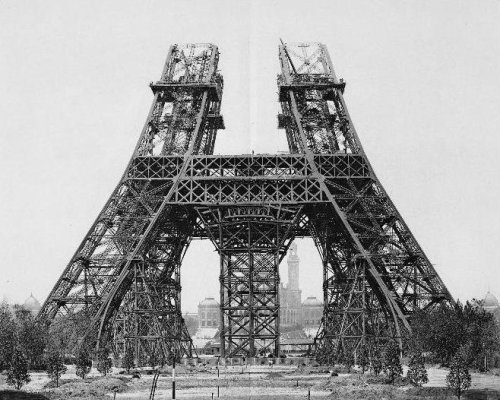 Les incroyables photos de la construction de la Tour Eiffel