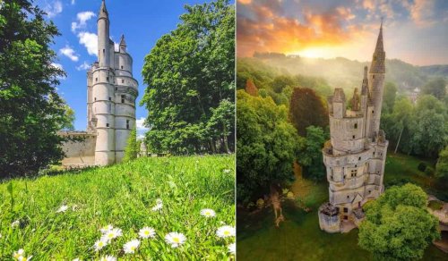Cet incroyable donjon géant de 45 m haut se cache au cœur d'un arboretum à 2H de Paris