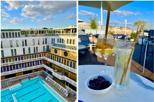 Vue sur une piscine mythique, cocktails St Germain et Dj sets : le rooftop Molitor est de retour
