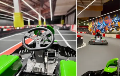 Le premier karting de Paris intra-muros vient d'ouvrir dans ce lieu de 4000 m2 dédié aux loisirs