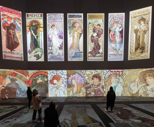 Eternal Mucha, la sublime expo sur l'Art Nouveau au Grand Palais Immersif