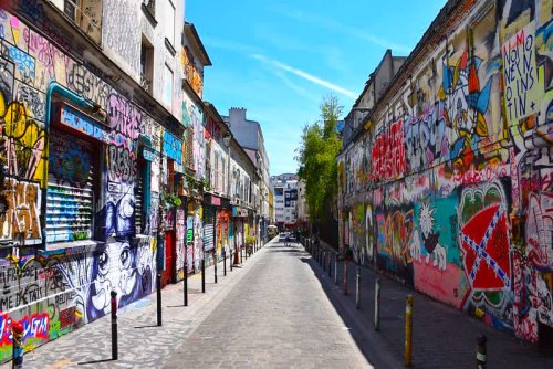 Connaissez-vous cette rue emblématique du street-art parisien, devenue un hotspot de la culture urbaine ?
