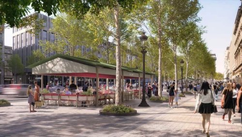 Les terrasses des Champs-Élysées seront bientôt rénovées, embellies et harmonisées