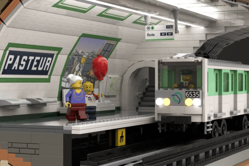 Une station de métro pourrait se métamorphoser en LEGO