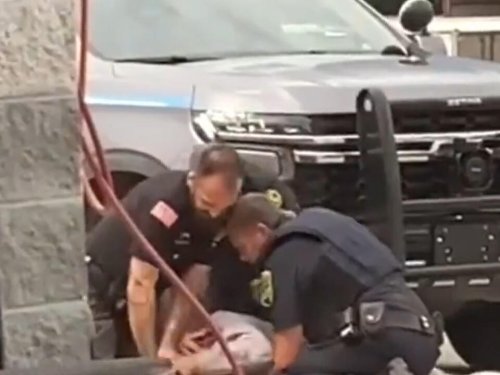 Shocking video of 3 officers brutally beating White man sparks outrage | Lashaun Turner | NewsBreak Original