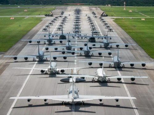 US Air Force's massive 53-aircraft runway exercise 'sends a message you can't ignore' to rivals like China - NewsBreak