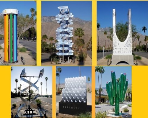 'Pilars Of Palm Springs' Unveiled On World Art Day