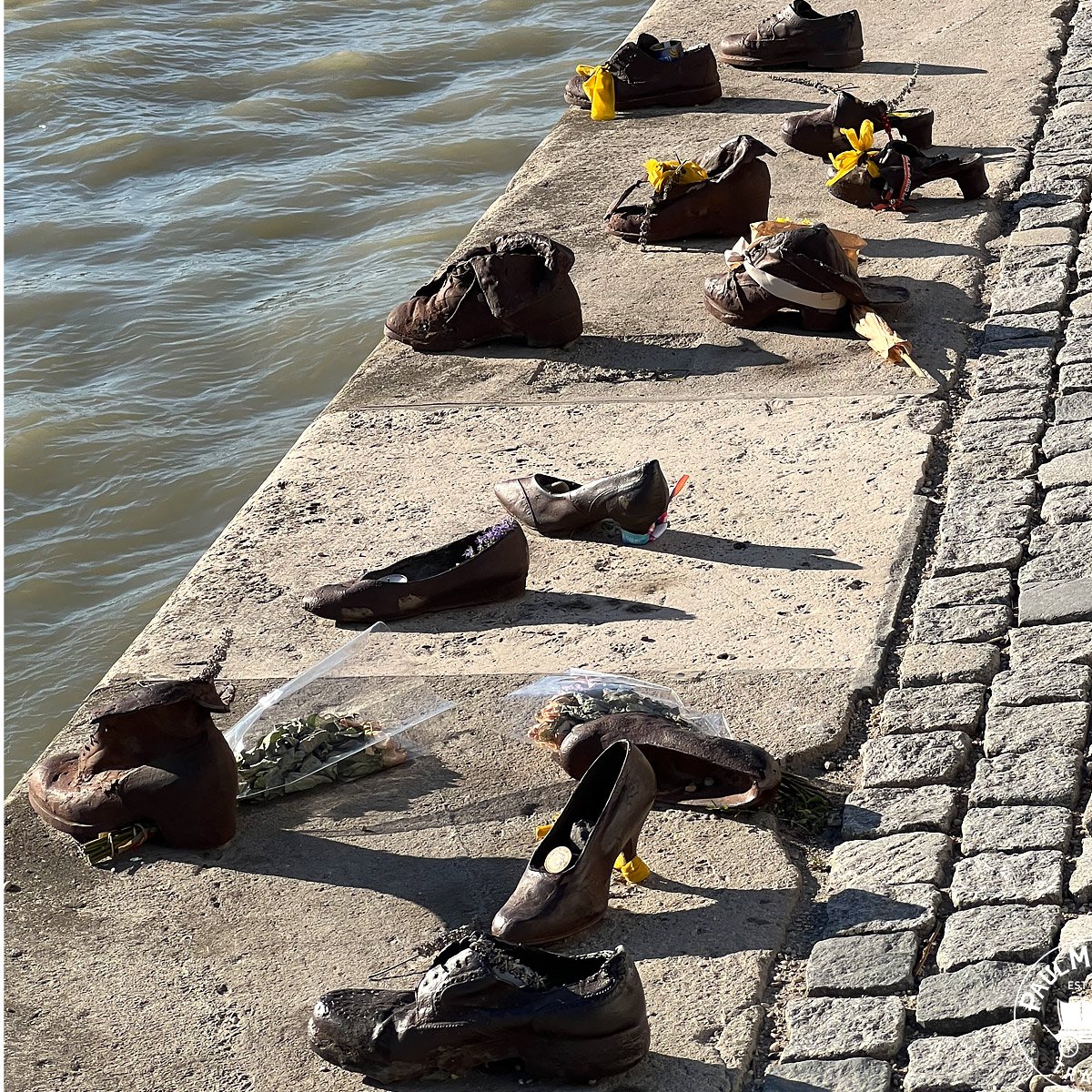 Shoes on the Danube Bank Memorial in Budapest