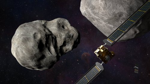 DART spacecraft slams into asteroid