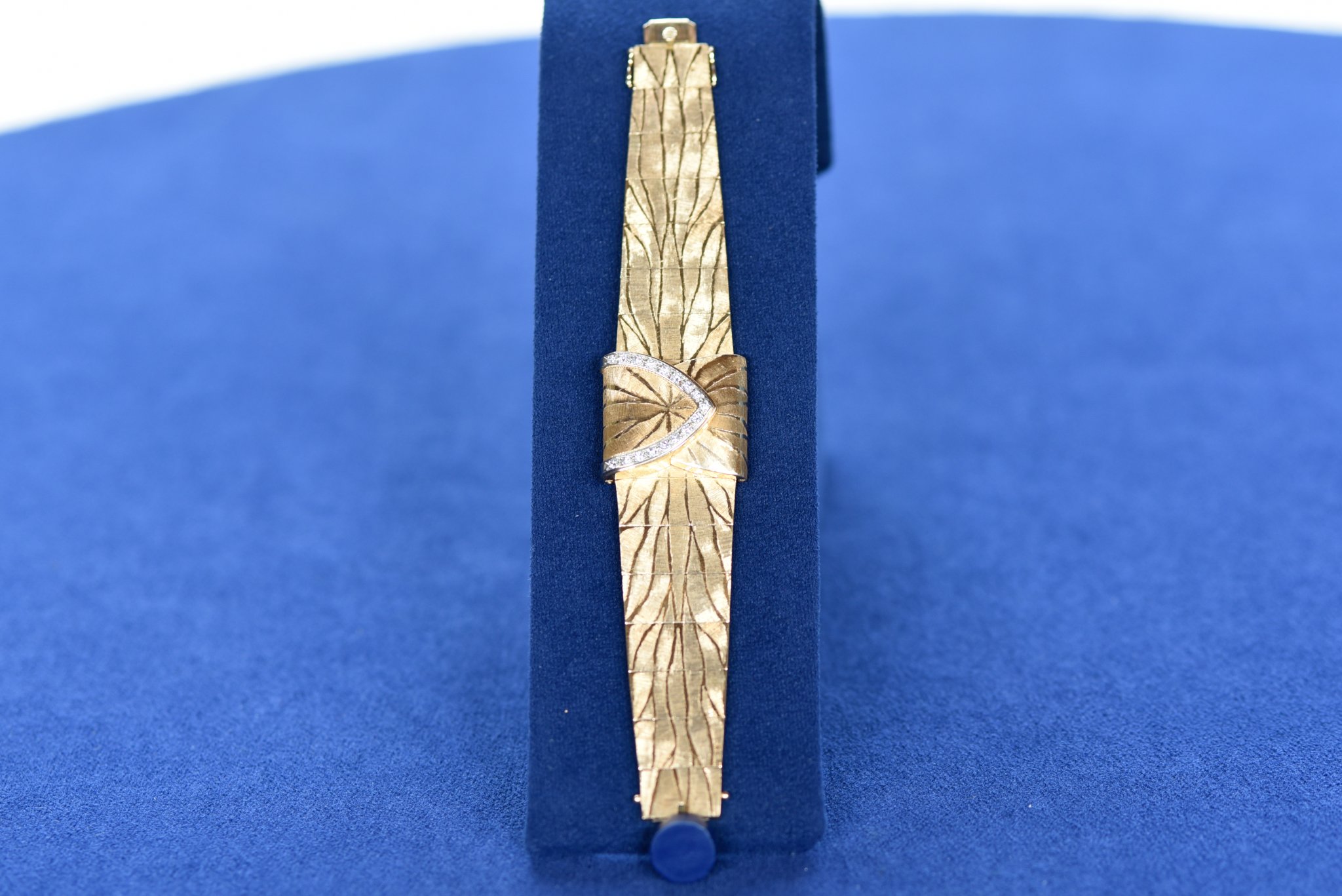 Women's Rolex Gold & Diamond Bracelet Watch, ca. 1955