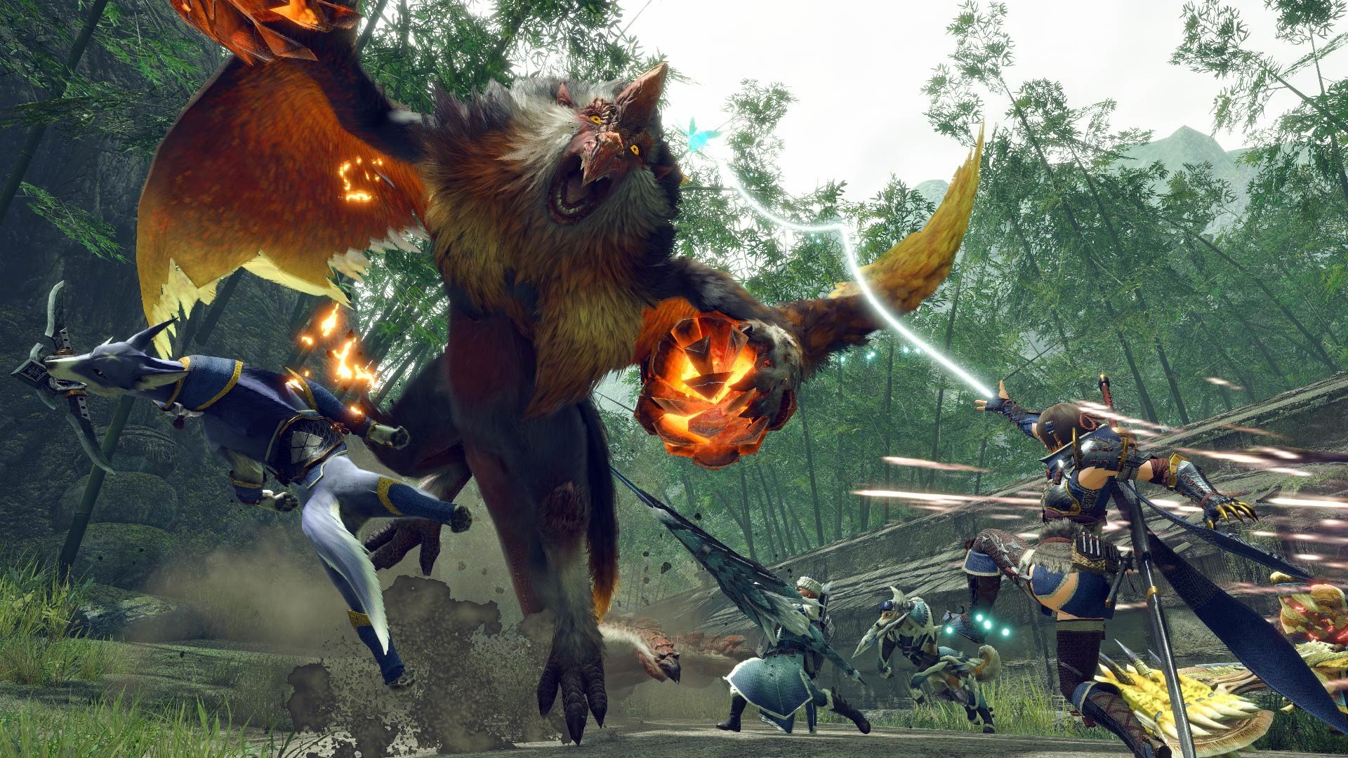 The next Monster Hunter Rise update adds storage and free wall-running
