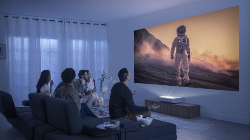 Samsung Launches a 130-Inch 4K Ultra Short Throw Laser Projector