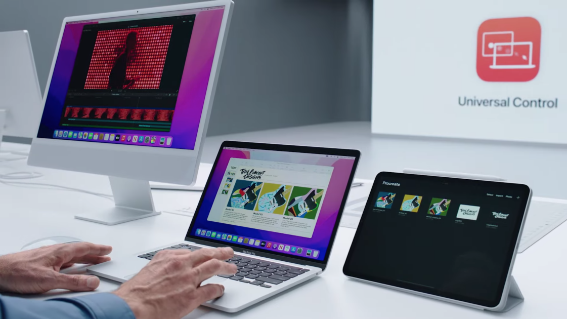MacOS Monterey Can Combine Macs and iPads Into a Shared Desktop Space