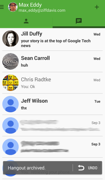 Google Hangouts (for Android) Review